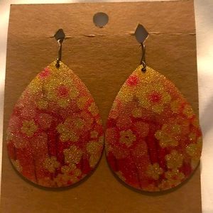 Floral Metal Earrings